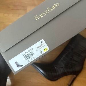 Franco Sarto Women's Gray Heeled Boots